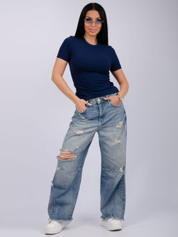 Футболка Скимс 3, трикотаж лапша - Малина фото 3