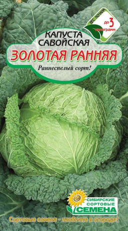 Золотая ранняя капуста савойская 0,5гр (ссс) Р