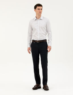 Lacivert Slim Fit Kuma_ Pantolon