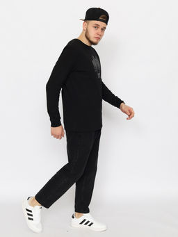 CRB wear/CWSM 60313-22 Джемпер мужской,черный/Ex.Cherubino  фото 3