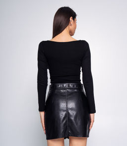 Лонгслив #КТ9911 (2), чёрный - Dommod фото 3