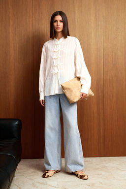 Beyaz Gomlek TWOAW26GO00079 - Trendyolmilla фото 5