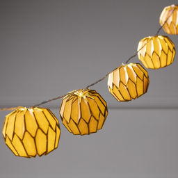 Гирлянда Нить 2 м с насадками Розовый фонарик, IP20, прозрачная нить, 10 LED, от батареек АА?2, свечение тёплое белое - Luazon lighting фото 5