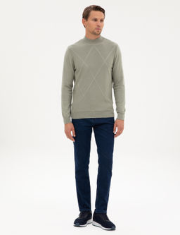 Ada _ay_ Slim Fit Yar_m Bal_k__ Yaka Triko Kazak - Pierre cardin фото 4