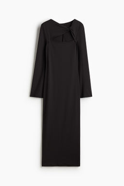Vestido ajustado con detalle cut-out