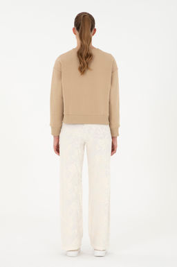 Женские кремовые спортивные штаны - U.s. polo assn фото 4