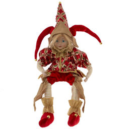 Игрушка набивная "Клоун" (муз, движ), L18 W18 H62 см (полка 28 см.)