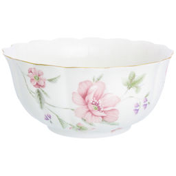 Салатник 16*16*7,5 см 850 мл "Диана", фарфор, NEW BONE CHINA