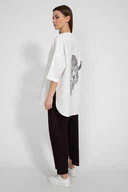 Льняная рубашка 4081 - Kivviwear фото 4