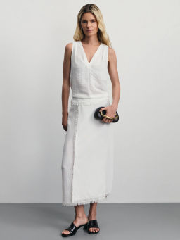 Юбка миди на запах / Zarina  фото 2