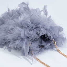 Сумка-клатч на фермуаре, цвет синий - Simaland фото 5