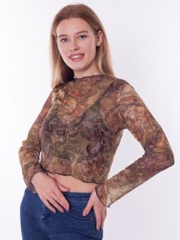 Кроп- топ женский