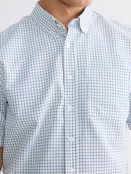 Regular Fit Ekose Poplin Erkek G?mlek