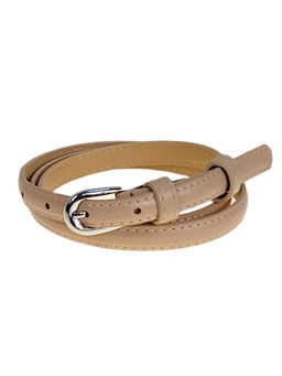 Ремень женский из искусственной кожи, цвет светло коричневый