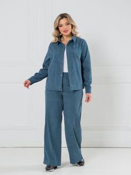 Жакет 1331-1 серо-голубой