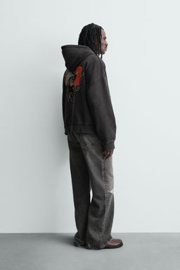 POST MALONE HOODIE - Zara фото 4