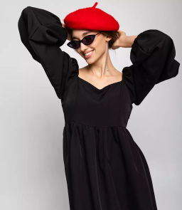 Платье #БШ2044, чёрный - Dommod фото 5