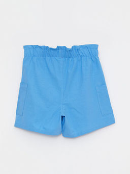 Beli Lastikli Basic Poplin K?z ?ocuk ?ort - Waikiki фото 2