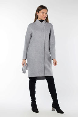 01-10149 Пальто женское демисезонное (пояс) - El podio фото 3