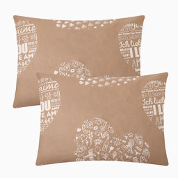 Комплект наволочек Этель Te amo (вид 3), 50х70 см - 2 шт, 100% хлопок, бязь