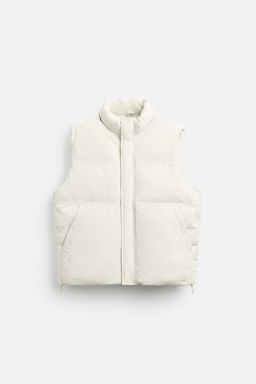 RUBBERISED PUFFER GILET - Zara фото 7