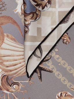 Платок жен. шелк 90х90 E03-8449-19 - Eleganzza фото 5