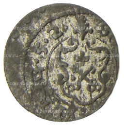 Солид 1652 года Шведская оккупация Риги  королева Кристина