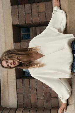 SATIN WRAP BLOUSE - Zara фото 4