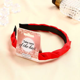 Цена за 2 шт. Ободок для волос «Амалия», глянец, 2 см, МИКС