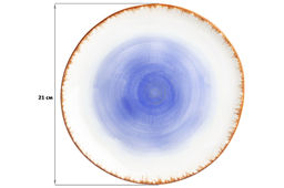 Тарелка для закуски 21*21*2 см Кантри фиолетовая - Elan gallery фото 2