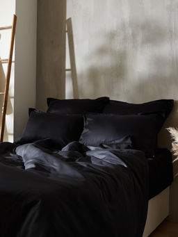 Наволочка SL Home Tencel, 7070+3 см, чёрная, тенсель, эвкалиптовое волокно 100% - Sima-land home фото 7