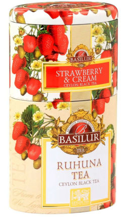 Коллекция Фрукты и цветы/ Клубника со сливками / Рухуна /(71980) ЖБ черн. вес 100 г (BASILUR)