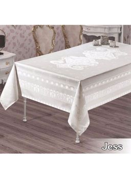 Скатерть EFOR JESS 160*220 прямоугольная пудровый  фото 2