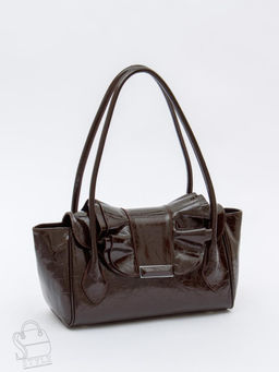 Сумка женская кожаная 2430-2Y coffee  Polina&Eiterou