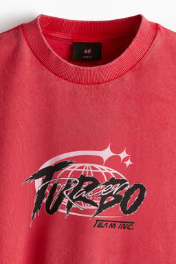 Camiseta con efecto lavado Loose Fit - H&m фото 4