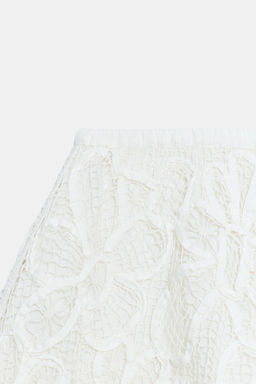 SHORTS BORDADOS ZW COLLECTION / Blanco roto - Zara фото 8