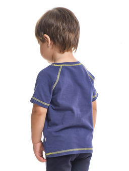 Футболка с принтом UD 0731 фиолетовый - Mini maxi фото 2