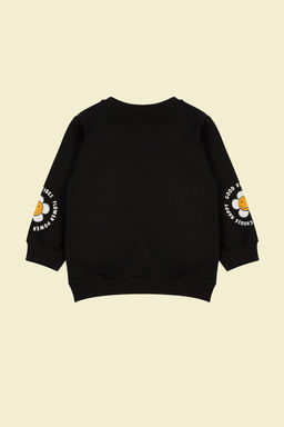 Pembe*003 K?z Cocuk Mevsimlik-Ince Leopar Desenli Orme Sweatshirt TKDAW25SW00001 - Trendyolmilla фото 11