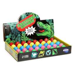 Цена за 40 шт. Растущие животные в яйце с цветным напылением «Страна динозавров», МИКС