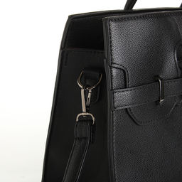 Сумка женская тоут, на молнии, цвет чёрный - Simaland фото 5