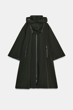 WATER-REPELLENT CAPE TRENCH COAT ZW COLLECTION LIMITED EDITION - Zara фото 6