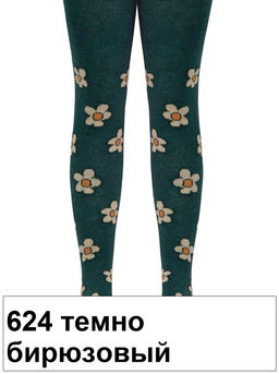 Колготки дет. TIP-TOP 4С-02СП, р.92-98 (24) - 624 темно-бирюзовый - Conte elegant фото 2