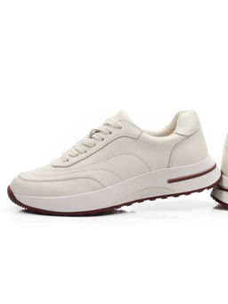 03-A9042-2 MILK Кроссовки женские (натуральная кожа)