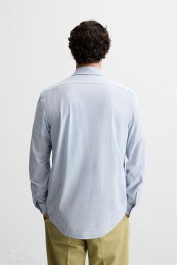 STRIPED STRETCHY SHIRT - Zara фото 3