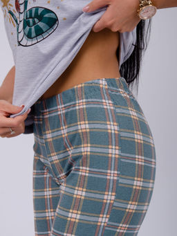 Пижама Символ брюки, трикотаж - Малина фото 6