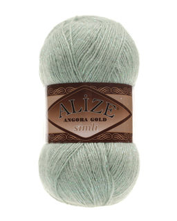 Ангора голд сим (Angora gold sim) пряжа Alize 20%шерсть 5%метанит 75%акрил 5х100г/500м фото 23