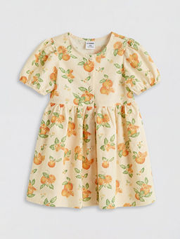 Balon Kollu K?z ?ocuk Elbise