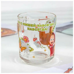 Набор Маша и Медведь. Добрый день 3 пр.: круж 250 мл, сал. 13 см, тар. 19,5 см в под.уп. ММН3-1 /МФК/  фото 7