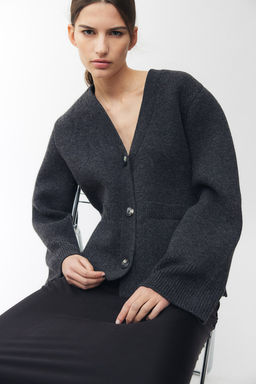 Cardigan en punto de lana - H&m фото 2