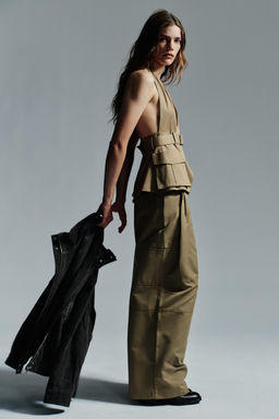 HALTER TOP WITH POCKETS - Zara фото 3